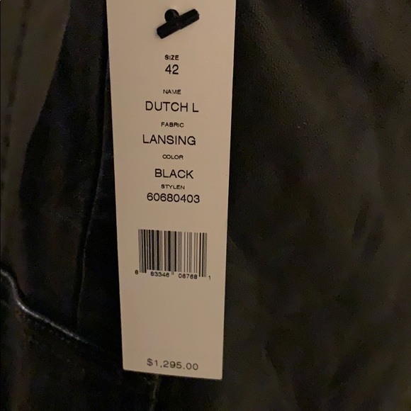 Theory men’s 100% washed leather sports coat NWT - Picture 5 of 16